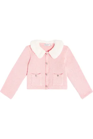Self-Portrait Verzierter Cardigan mit Faux Fur