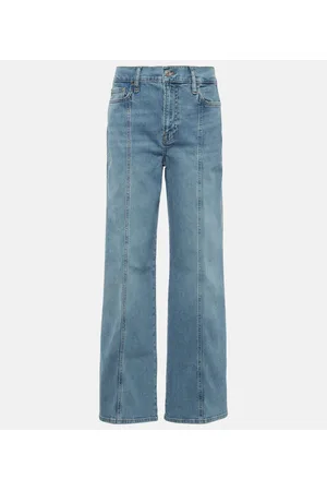 Frame High-Rise Wide-Leg Jeans Le Slim Palazzo