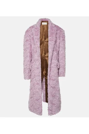 DRIES VAN NOTEN Mantel aus Faux Fur