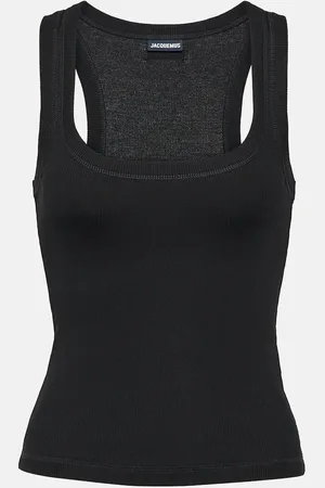 Jacquemus Top Le Débardeur Gros Grain aus Baumwolle