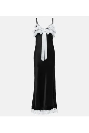 RODARTE Maxikleid aus Seide mit Spitze