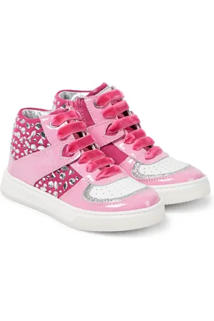 MONNALISA Verzierte Sneakers aus Leder