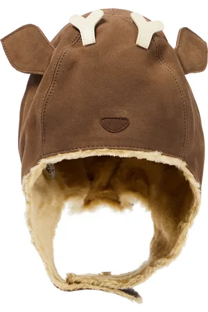 Donsje Mütze Kapi Stag aus Faux Fur und Leder