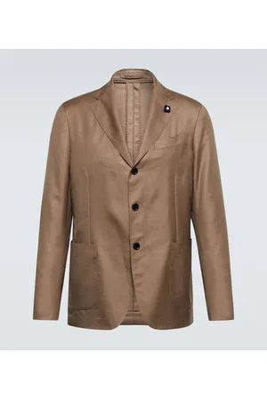LARDINI Blazer aus Kaschmir und Seide