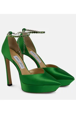 Jimmy Choo Verzierte Plateau-Pumps Saeda 125