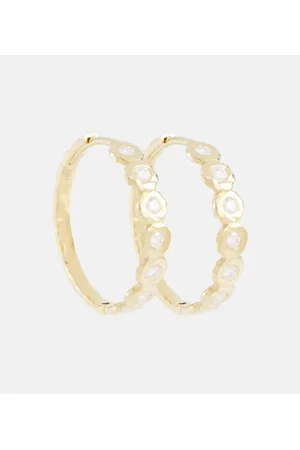 Octavia Elizabeth Ohrringe Edith aus 18kt Gelbgold mit Diamanten