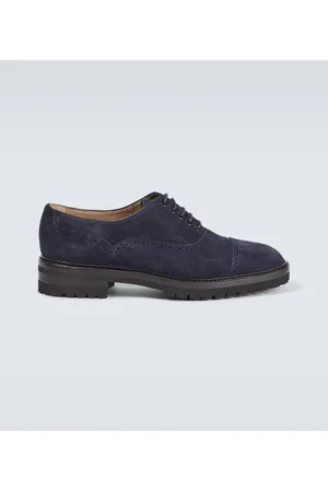 Manolo Blahnik Schnürschuhe Norton aus Veloursleder