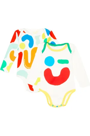 Stella McCartney Baby Set aus zwei Bodys aus Baumwolle