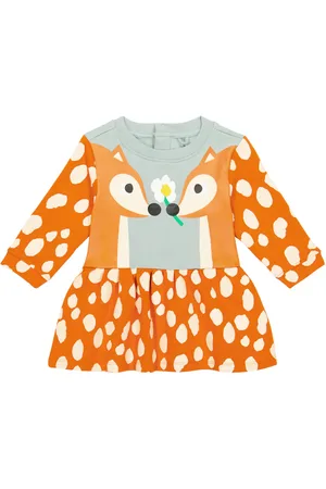 Stella McCartney Baby Bedrucktes Kleid aus Baumwolle