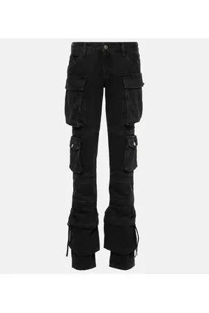 The Attico Low-Rise Straight Cargo-Jeans