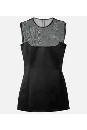 Khaite Top Sasmo aus Seide und Satin