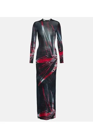 Louisa Ballou Bedrucktes Maxikleid aus Jersey