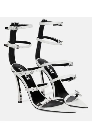 VERSACE Sandalen Pin-Point aus Leder