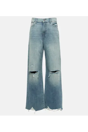 7 for all Mankind High-Rise Wide-Leg Jeans Scout