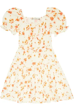 The New Society Bedrucktes Kleid Fiorella aus Baumwolle