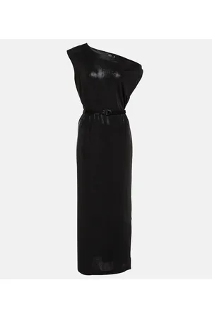 Norma Kamali Midikleid aus Lamé