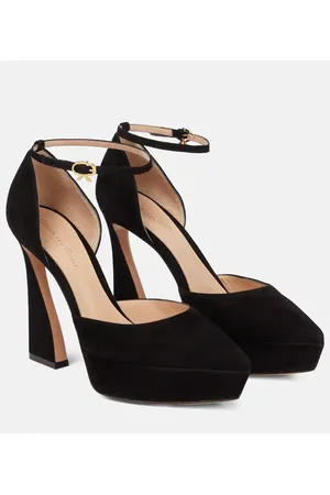 Gianvito Rossi Plateau-Pumps Vertigo aus Veloursleder