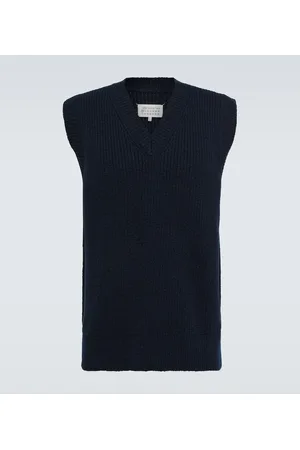 Maison Margiela Pullunder Donegal aus Wolle und Kaschmir