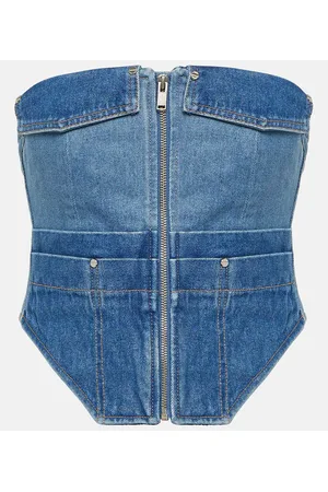DION LEE Top Workwear aus Denim