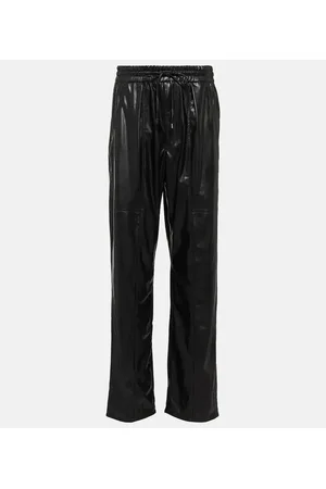 Marant Etoile Gerade Hose Brina aus Lederimitat