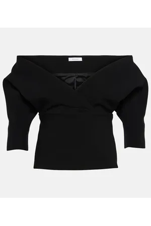 Salvatore Ferragamo Top aus einem Wollgemisch