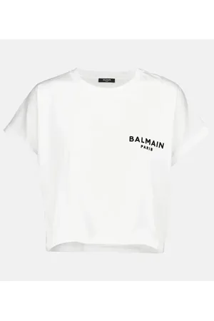 Balmain Cropped-Top aus Baumwolle