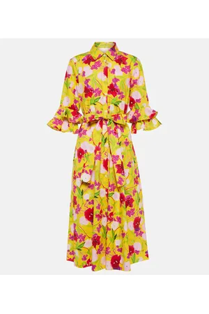 Carolina Herrera Hemdblusenkleid aus Baumwolle