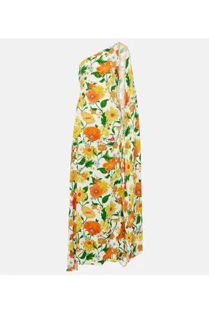 Stella McCartney One-Shoulder-Robe aus Cady