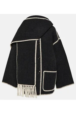 Totême Jacke aus einem Wollgemisch