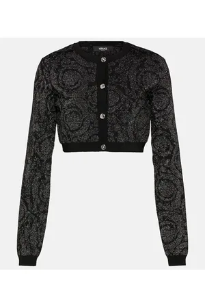 VERSACE Cropped-Cardigan Barocco