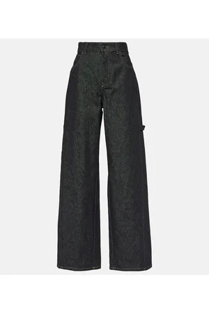 Max Mara High-Rise Wide-Leg Jeans Centro