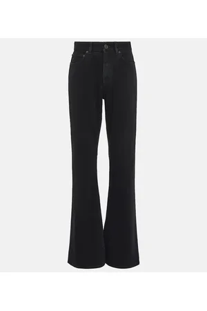 Balenciaga Mid-Rise Wide-Leg Jeans