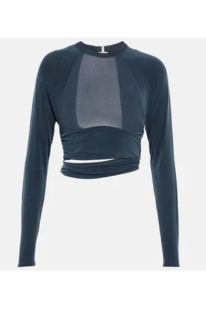 Jacquemus Cropped-Top Le T-Shirt Espelho