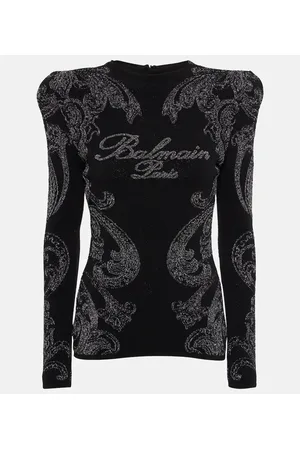 Balmain Top aus Jersey