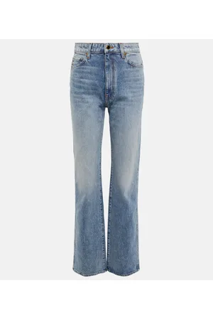 Khaite High-Rise Straight Jeans Danielle