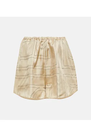 Totême Shorts aus Seide