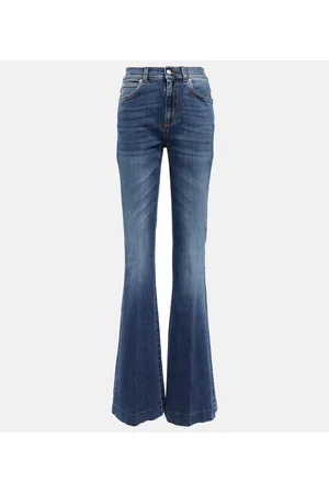 Alexander McQueen High-Rise Flared Jeans