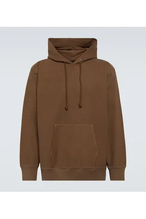 Auralee Oversize-Hoodie aus einem Baumwollgemisch