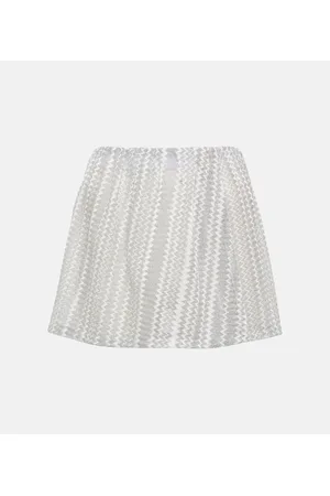Missoni Minirock aus Häkelstrick