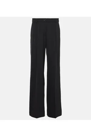 Dolce & Gabbana Weite Hose aus einem Wollgemisch