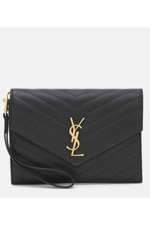 Saint Laurent Clutch Cassandre aus Matelassé-Leder