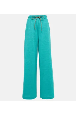 Max Mara Hose Eolie aus Baumwolle und Leinen