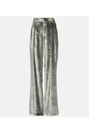 Brunello Cucinelli Weite Hose aus Samt