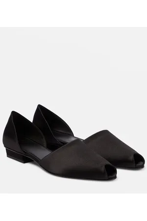 Totême Ballerinas The Peep-Toe aus Satin