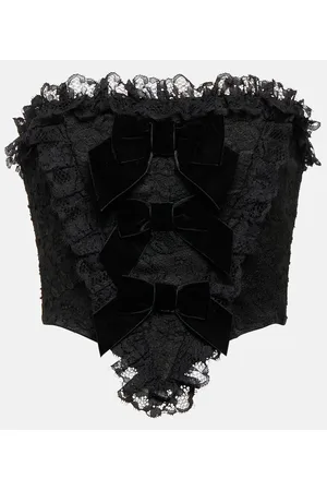 Alessandra Rich Bustier-Top aus Spitze