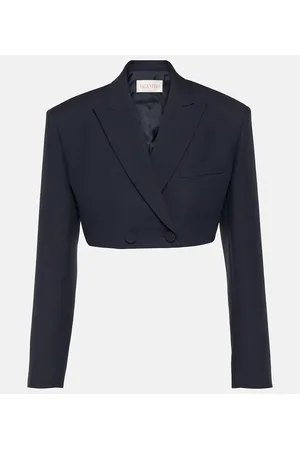 VALENTINO Cropped-Blazer aus Crepe Couture