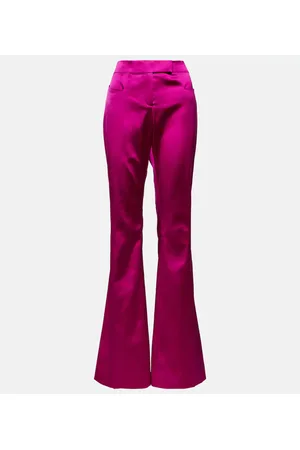 Tom Ford Low-Rise-Schlaghose aus Satin