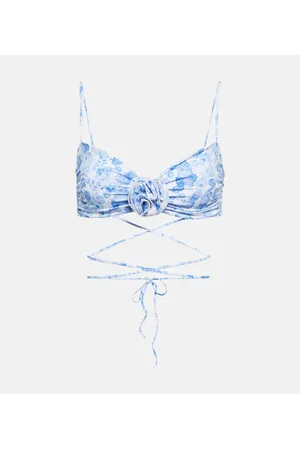 MAGDA BUTRYM Bedrucktes Bikini-Oberteil