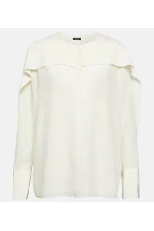 Joseph Bluse Balard aus Crêpe de Chine aus Seide