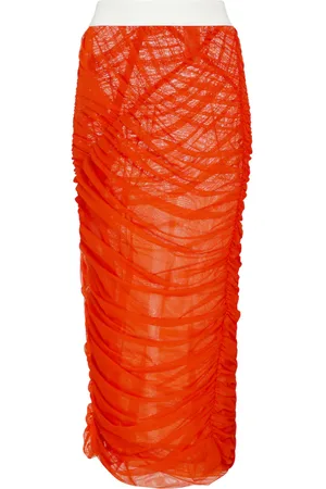 DRIES VAN NOTEN Midirock aus Mesh